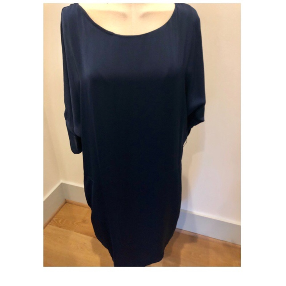 Silk Vince shirt dress size Small